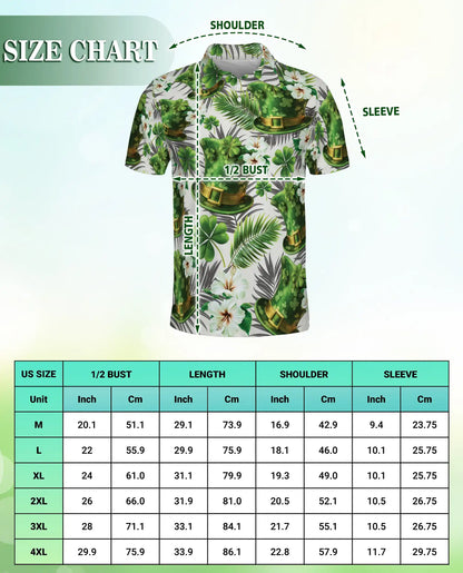 Ireland Green Hat Polo Shirt – Shamrock Clover St. Patrick’s Style | Azhobbyshop