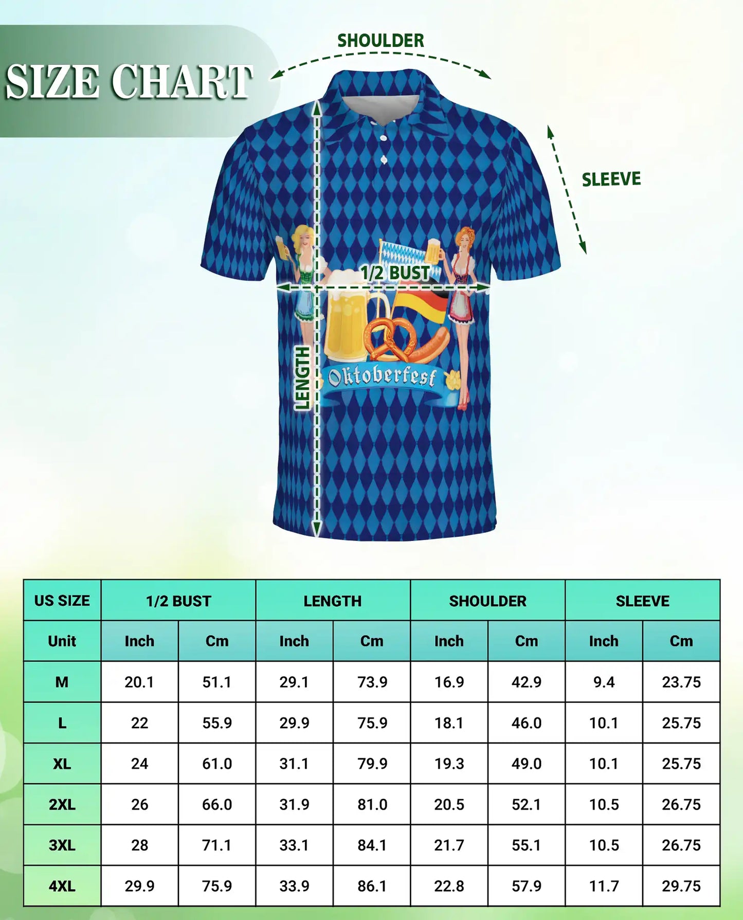 Oktoberfest Beer Polo Shirt – German Festival Lederhosen Style | Azhobbyshop
