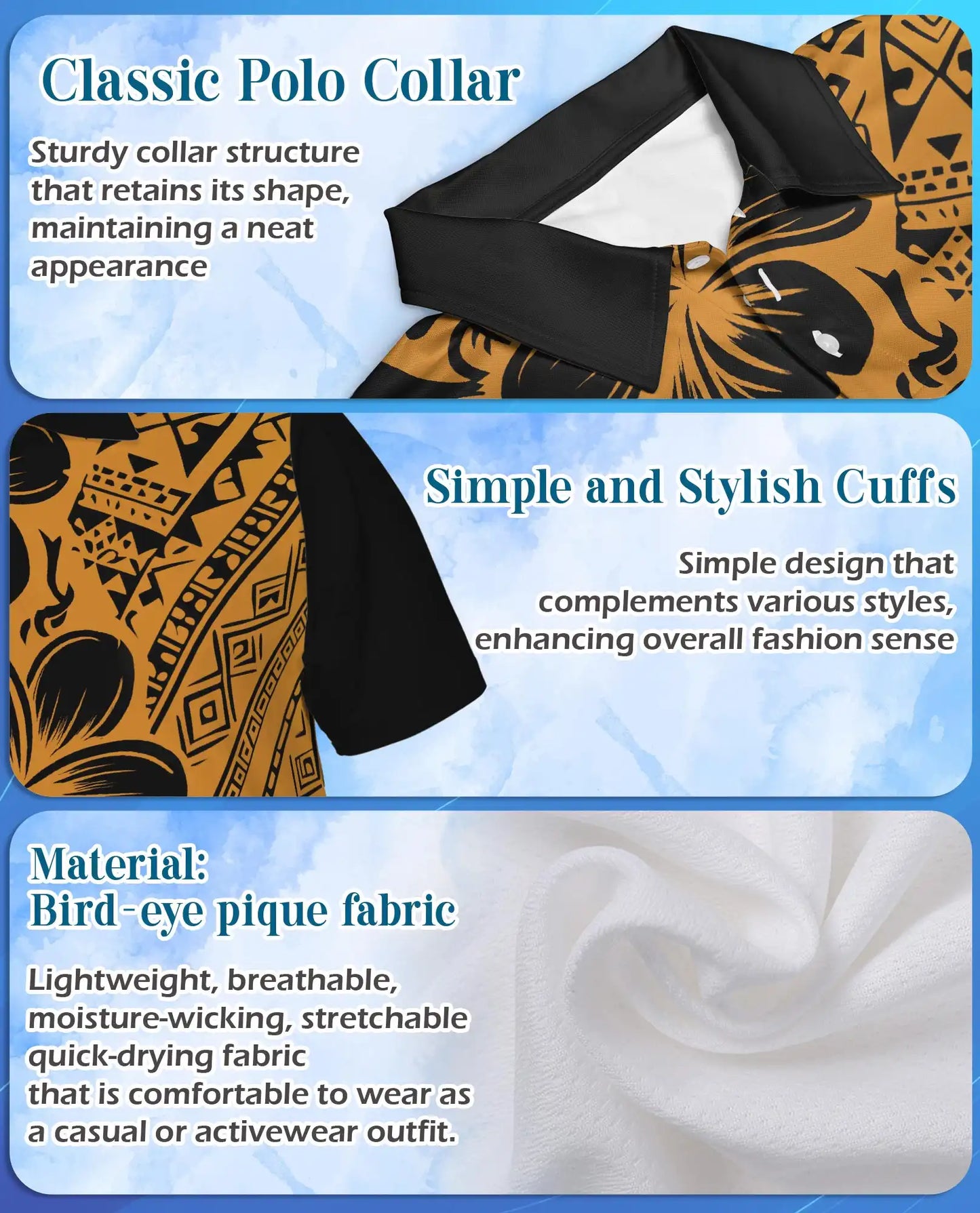 Sunflower Turtle Polynesian Polo Shirt – Tribal Hawaiian Floral Design | Azhobbyshop
