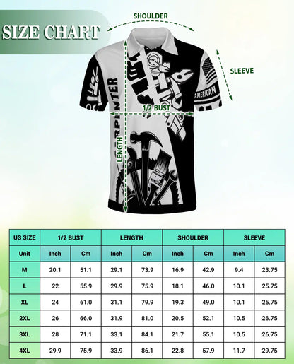 Carpenter Polo Shirt – Tools Workwear Trade Style | Azhobbyshop