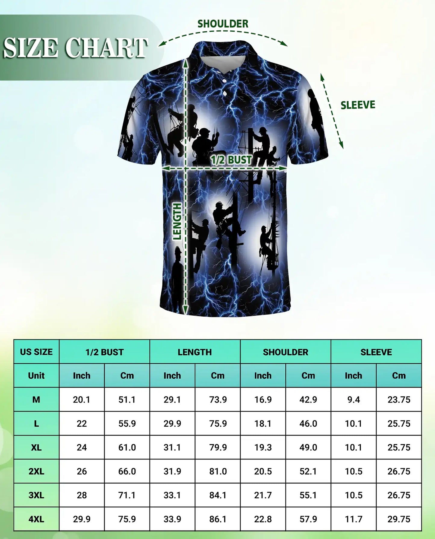 Lineman Lightning Polo Shirt | Azhobbyshop
