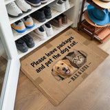 Personalized Delivery Pet Doormat – Custom Dog & Cat Photo Mat
