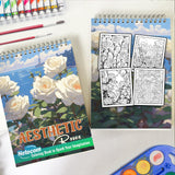 Aesthetic Roses Spiral Bound Coloring Book, Discover 30 Mesmerizing Coloring Pages in the Aesthetic Roses Coloring Book