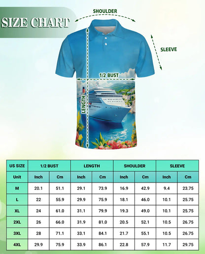 Cruise Ship Polo Shirt – Ocean Vacation Travel Style | Azhobbyshop