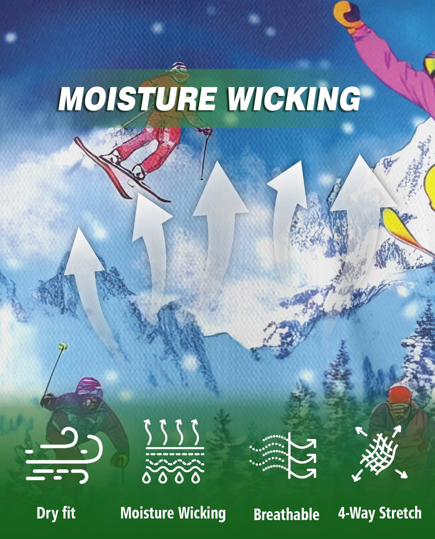 Go Skiing This Winter Polo Shirt 3D-Tropical Style | Azhobbyshop