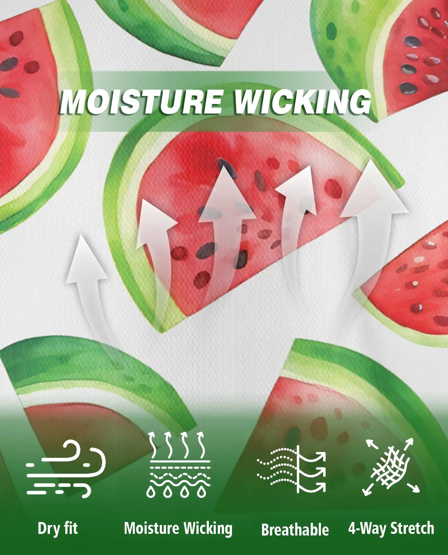 Watermelon Slice 3D Polo Shirt for Men – Fresh Summer Fruit Pattern | Azhobbyshop