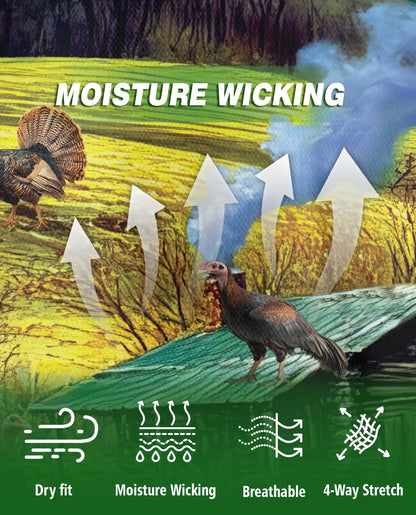 Wild Turkey Spring Nature Polo Shirt | Azhobbyshop