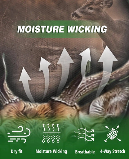 Deer Hunting Polo Shirt- American Flag Hunter Outdoor Style | Azhobbyshop