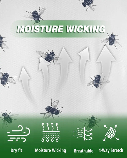 Housefly Pattern 3D Polo Shirt for Men – Funny Insect Print Casual Tee | Azhobbyshop