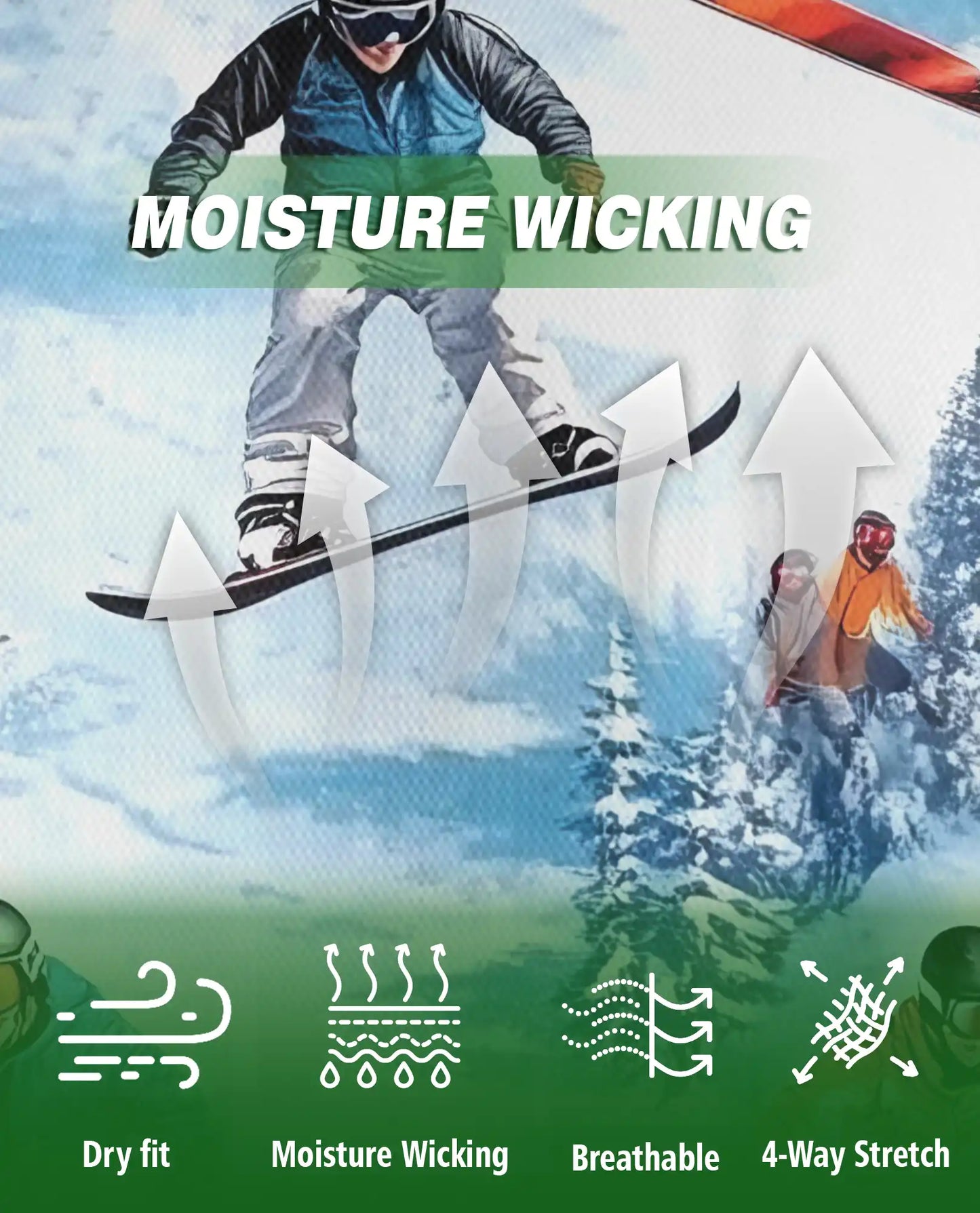 Snowboarding 3D Polo Shirt for Men – Winter Sport Mountain Style | Azhobbyshop