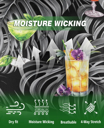 Cocktail Hawaiian 3D Polo Shirt for Men – Tropical Drink Party Style | Azhobbyshop