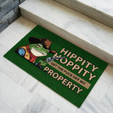 Funny Frog Cowboy Doormat – Sarcastic Welcome Mat