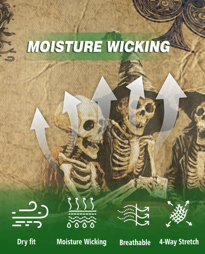 Skull Poker Polo Shirt- Gambling Casino Vintage Style | Azhobbyshop
