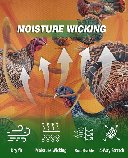 Turkey Thanksgiving Polo Shirt – Fall Harvest Autumn 3D Graphic | Azhobbyshop