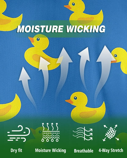 Rubber Duck 3D Polo Shirt for Men – Funny Cute Duck Pattern Style | Azhobbyshop