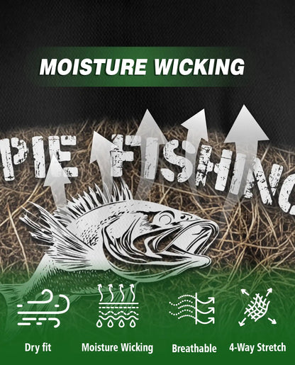 Crappie Fishing 3D Polo Shirt for Men – Lake Cabin Angler Gift | Azhobbyshop