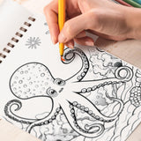 Under The Sea Spiral Bound Coloring Book, Dive into 30 Enchanting Coloring Pages, Exploring the Beauty and Mysteries Under the Sea