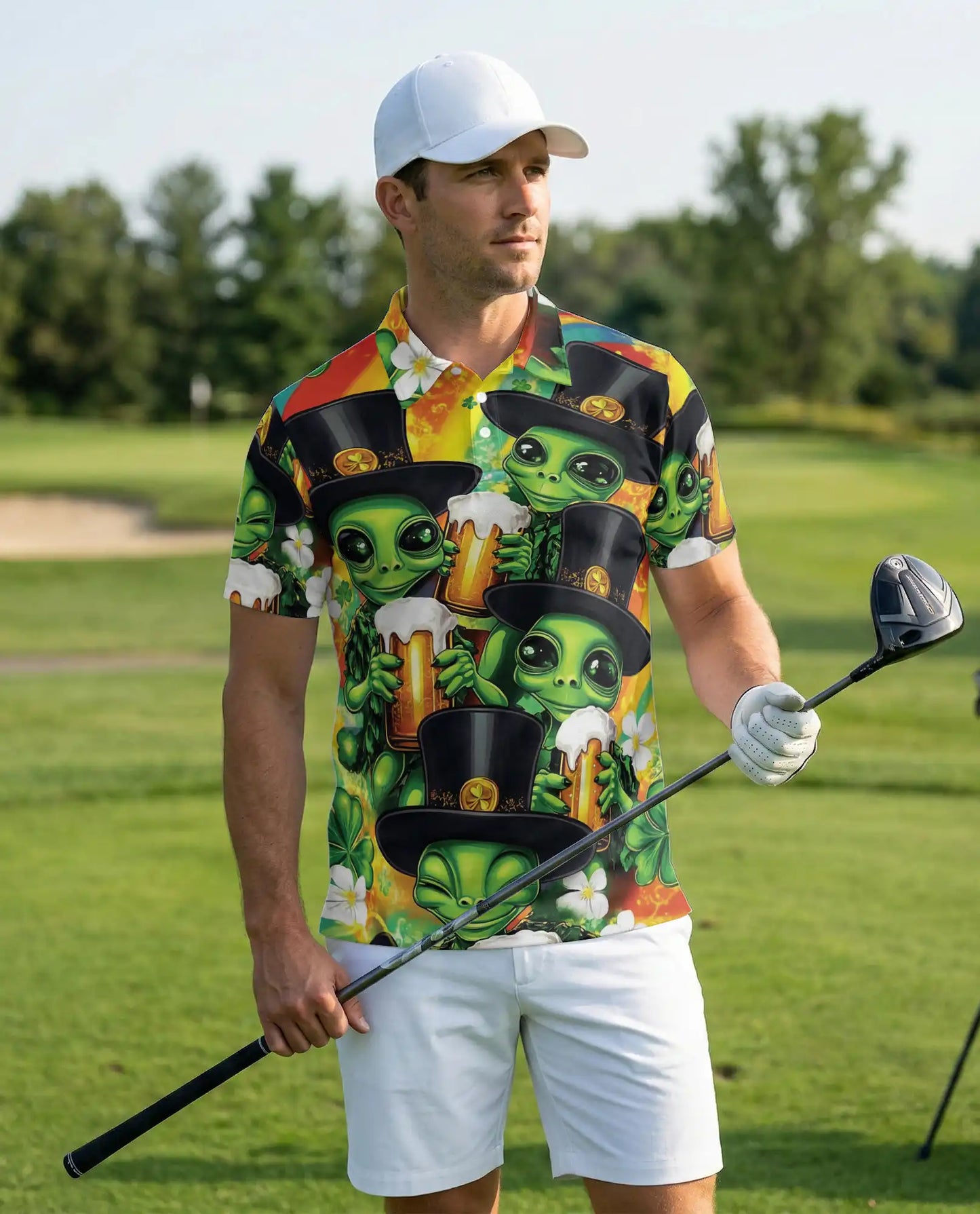 St. Patrick Alien Beer Polo Shirt | Azhobbyshop
