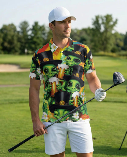 St. Patrick Alien Beer Polo Shirt | Azhobbyshop