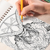 Ultimate Demon Spiral Bound Coloring Book, Embark on a Horrifying Coloring Journey with 30 Stunning Demon Coloring Pages for Artistic Explorers to Dive into the Sinister World of Demons and Unleash Their Creativity