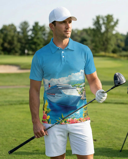 Cruise Ship Polo Shirt – Ocean Vacation Travel Style | Azhobbyshop