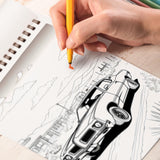 Muscle Cars Spiral Bound Coloring Book, Witness the Power of Muscle Car Marvels with 30 Inspiring Coloring Pages, Creating a Gallery of Captivating Automotive Icons