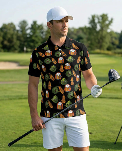 Funny Beer Hop 3D Polo Shirt for Men – Craft Beer Lover Gift | Azhobbyshop