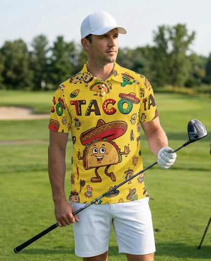 Funny Taco Fiesta Polo Shirt | Azhobbyshop
