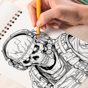 Zombie Apocalypse Spiral Bound Coloring Book, Unleash Your Artistic Talents in the Zombie Apocalypse Journey with 30 Charming Coloring Pages for Coloring Enthusiasts to Embrace the Gruesome and Tense Atmosphere of the Post-Apocalyptic Era