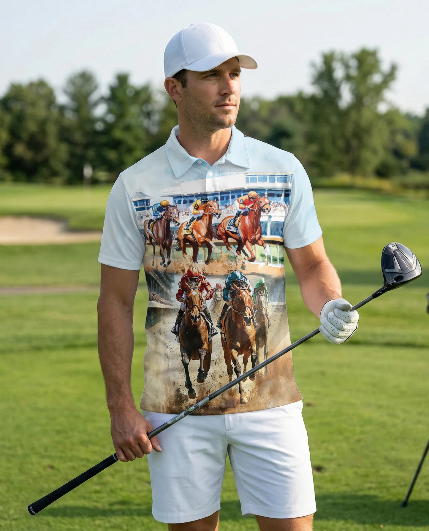 Limited Edition Horse Racing Polo Shirt | Azhobbyshop