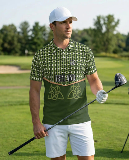 Ireland Polo Shirt – Celtic Knot Irish Pride Style | Azhobbyshop