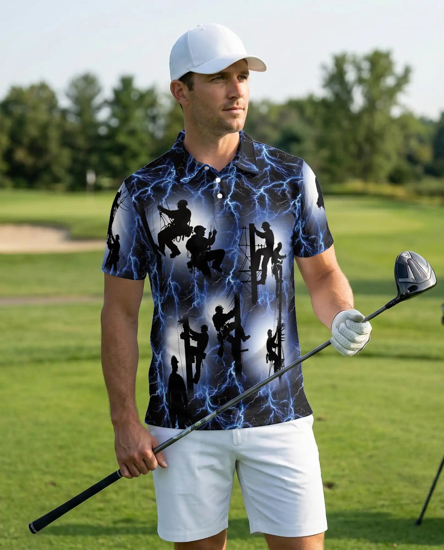 Lineman Lightning Polo Shirt | Azhobbyshop