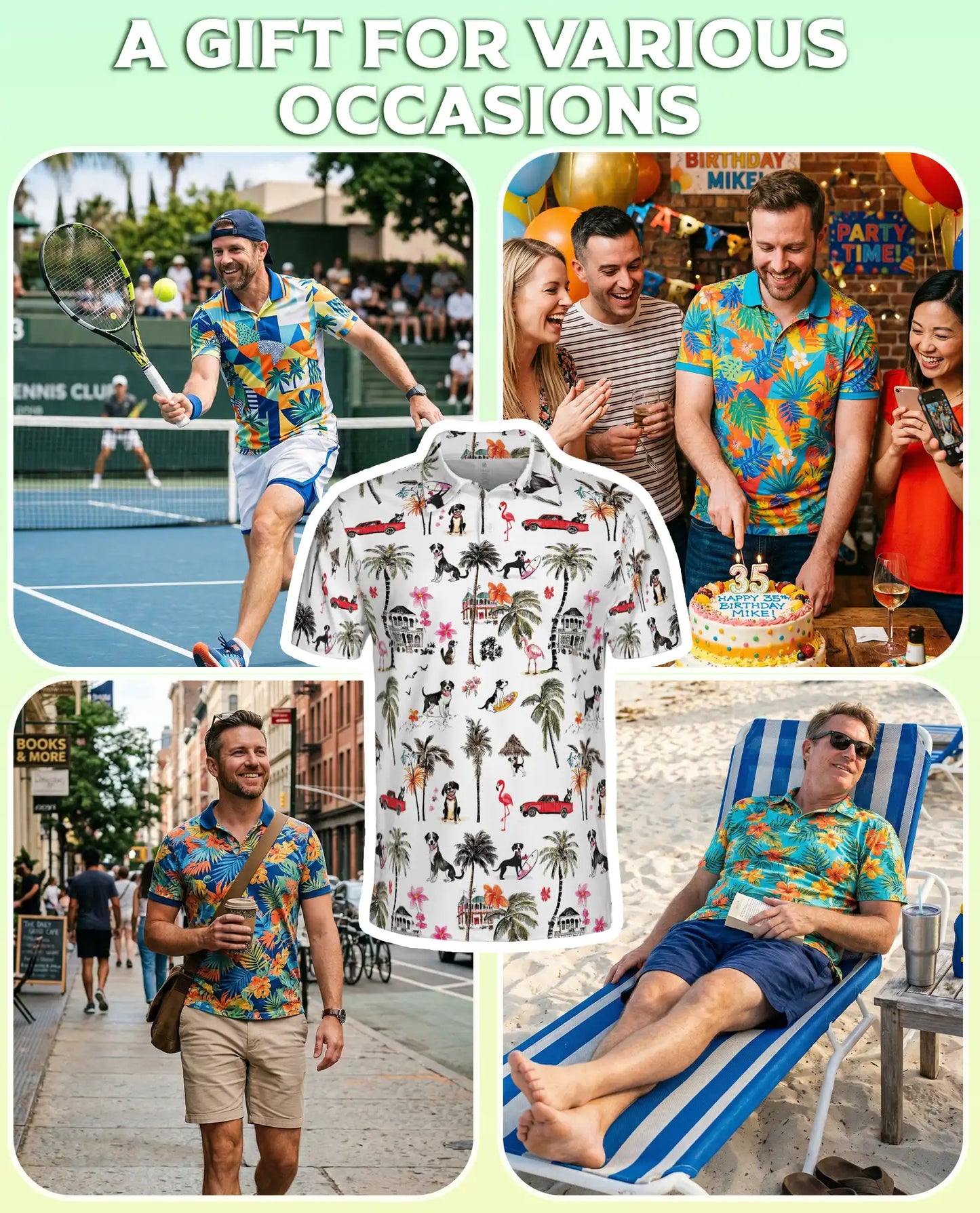 Rat Terrier Polo Shirt – Tropical Dog Beach Style | Azhobbyshop