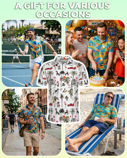 Rat Terrier Polo Shirt – Tropical Dog Beach Style | Azhobbyshop