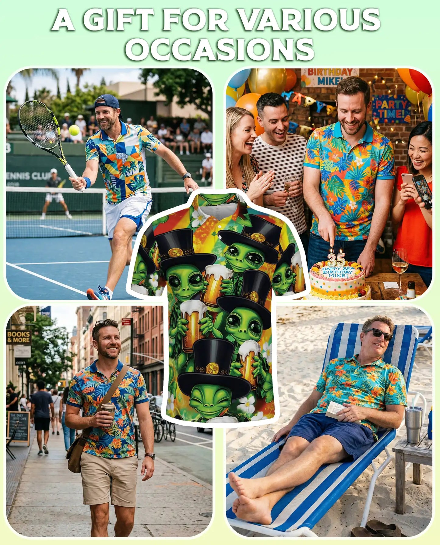 St. Patrick Alien Beer Polo Shirt | Azhobbyshop