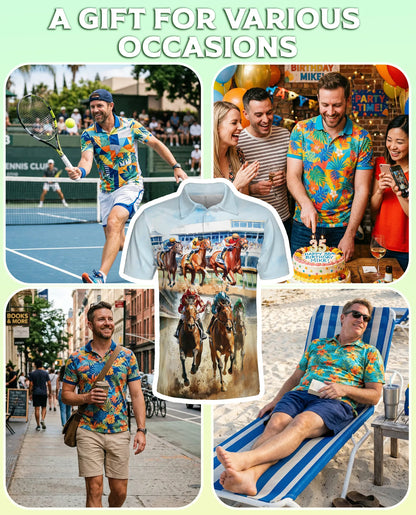 Limited Edition Horse Racing Polo Shirt | Azhobbyshop