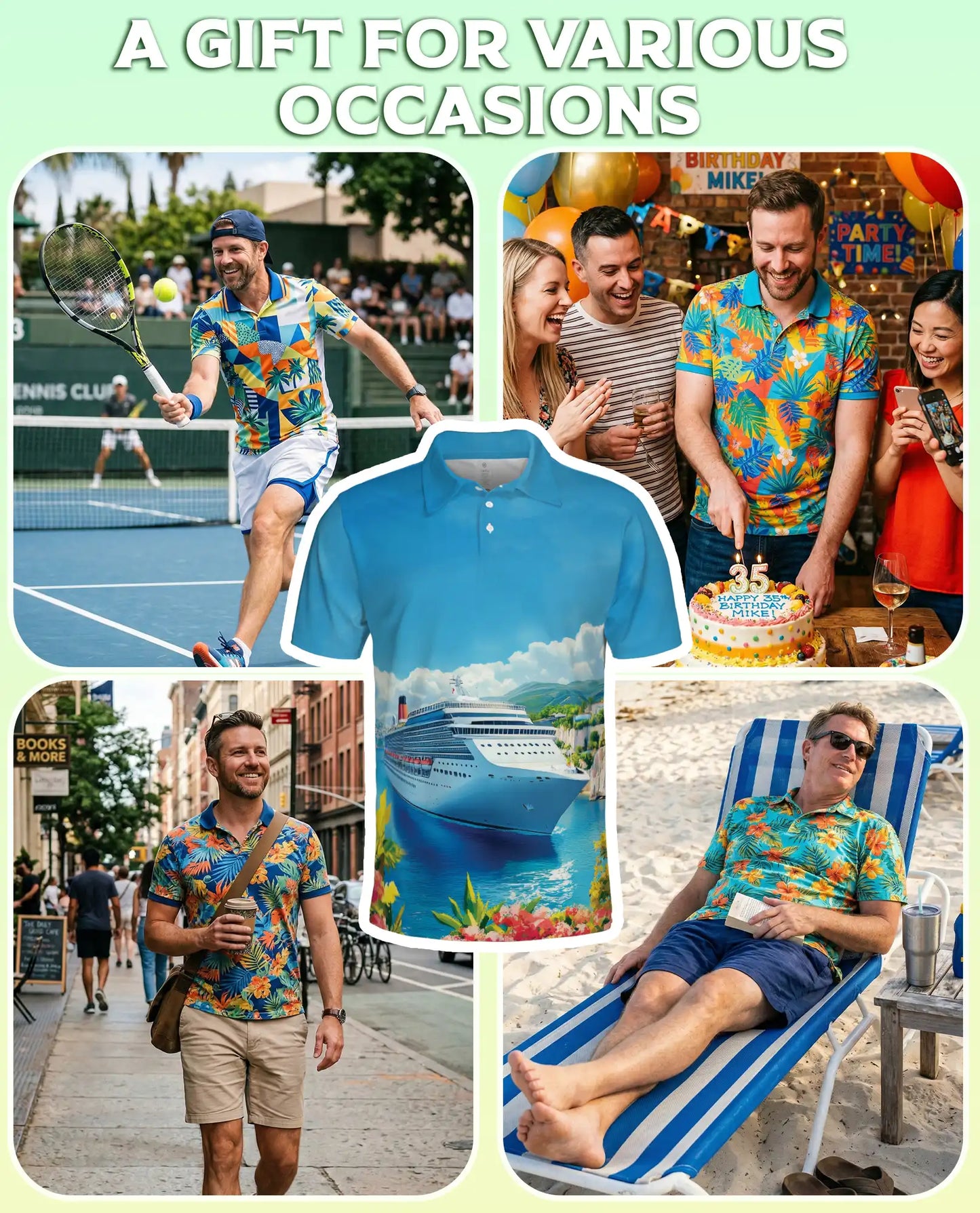 Cruise Ship Polo Shirt – Ocean Vacation Travel Style | Azhobbyshop