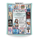 Personalized Nurse Blanket for Daughter From Mom – Custom Nurse Gift