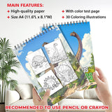 MOTAVYN Herbivorous Dinosaurs Coloring Sheets for Adults