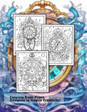 Magical Clock 30 Pages Printable Coloring Book