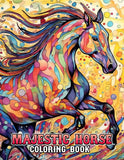 Majestic Horse 30 Pages Printable Coloring Book