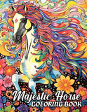 Majestic Horse 30 Pages Printable Coloring Book