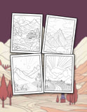 My Home 30 Pages Printable Coloring Book