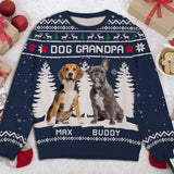 Dog Winter Photo - Personalized Custom Photo Ugly Sweatshirt - Christmas Gift For Pet Lovers, Pet Lovers