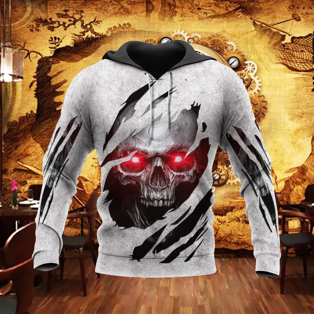 Unisex Hoodie All Over Print Skull Gifts Skull Nupakachi Just You Wait Unisex Hoodie