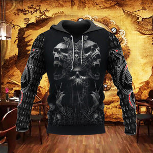 Unisex Hoodie All Over Print Skull Gifts Skull Masks Unisex Hoodie