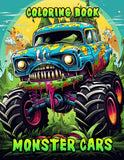 Monster Cars 30 Pages Printable Coloring Book