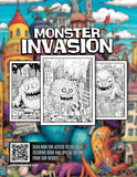 Monster Invasion 30 Pages Printable Coloring Book