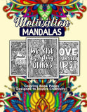 Motivation Mandalas 30 Pages Printable Coloring Book