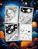 Mysterious Galaxy 30 Pages Printable Coloring Book